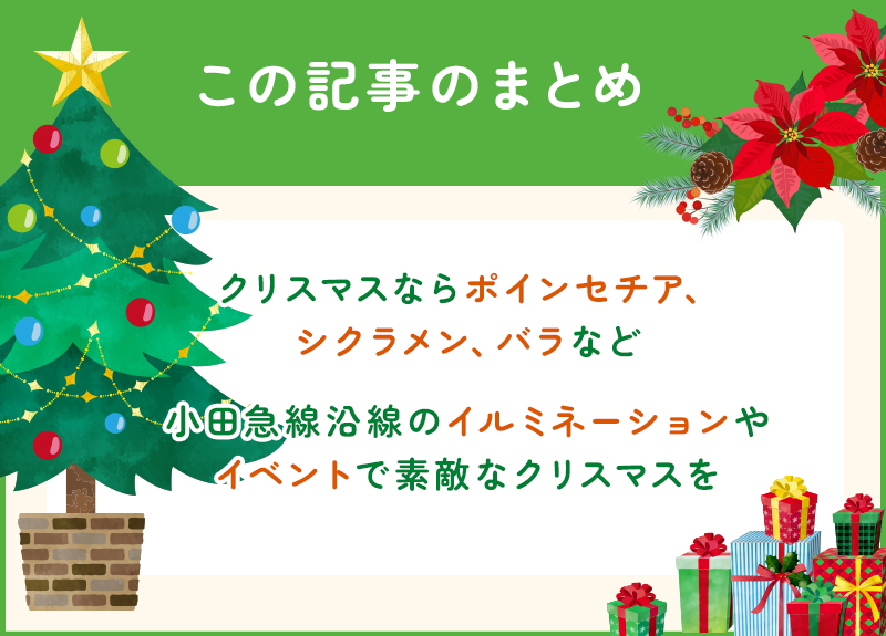 クリスマスにぴったりなお花ランキングのまとめ