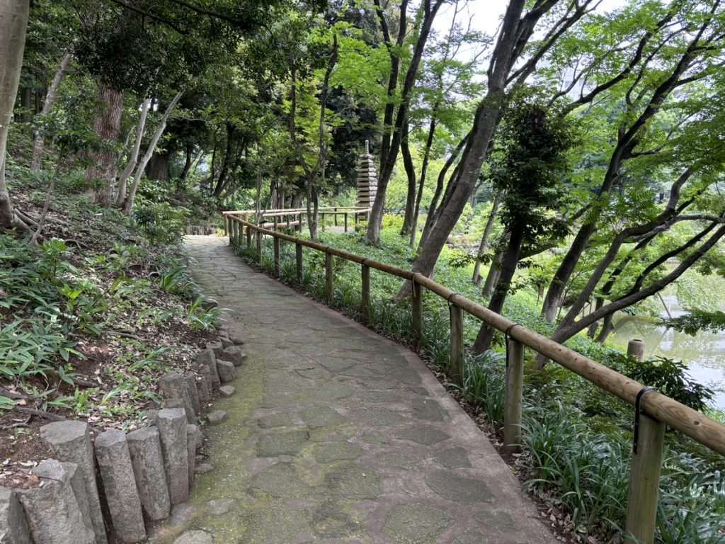 肥後細川庭園 庭園 公園 園路