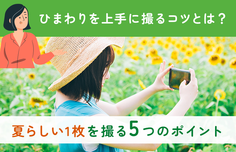 ひまわりを上手に撮るコツ