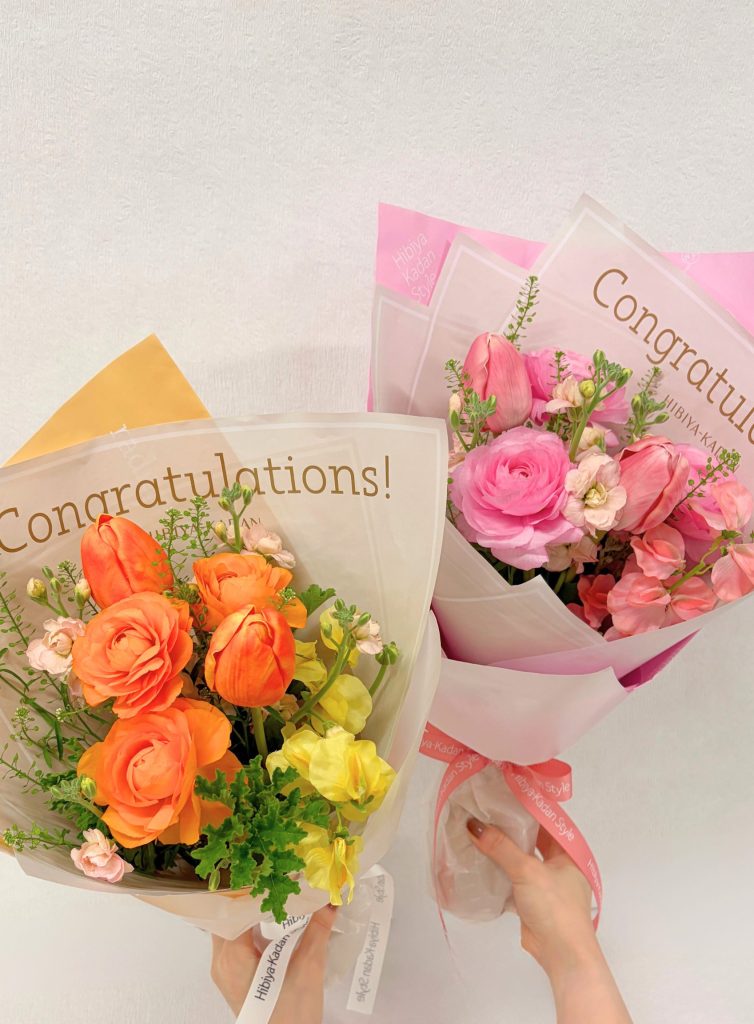 成人式ギフト　成人のお祝い　花束　フラワーギフト　モバイルオーダー
日比谷花壇　Hibiya-Kadan Style