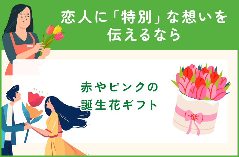 恋人にありがとうと伝えるフラワーギフト
