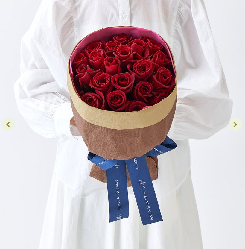 20本のバラの花束