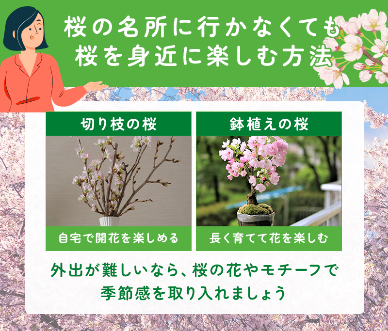 桜を身近に楽しむ方法