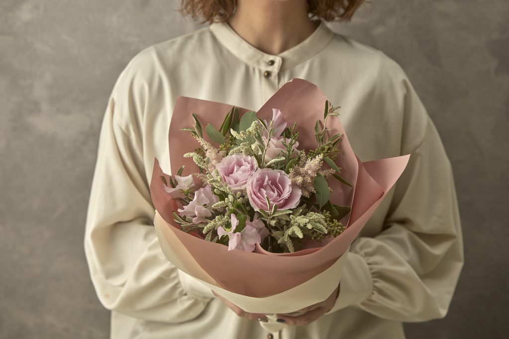 フラワーギフト ギフト ホワイトデー ブーケ 花束 花束注文 ピンクのブーケ