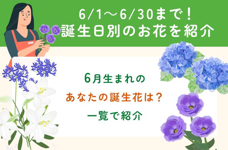 6月の誕生花一覧